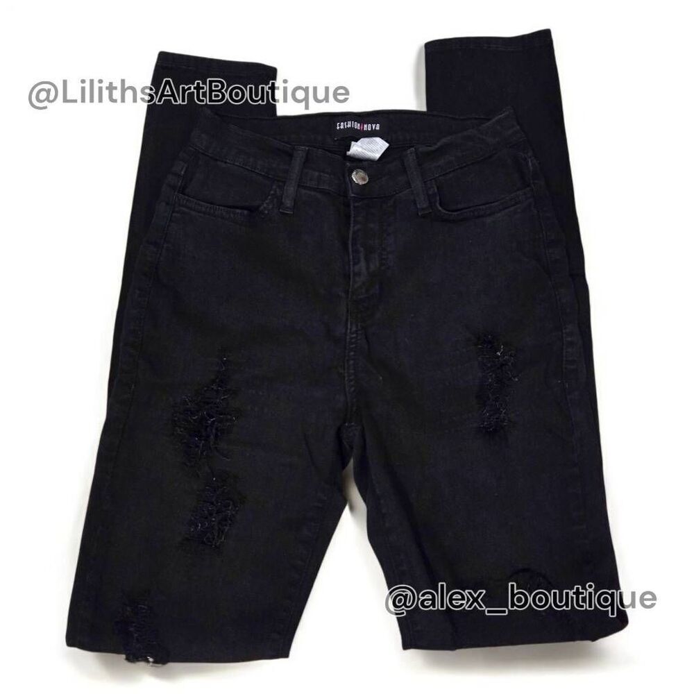 Fashion Nova Skinny Jeans(A027)-Size 5/26 for Women - Picture 2 of 10